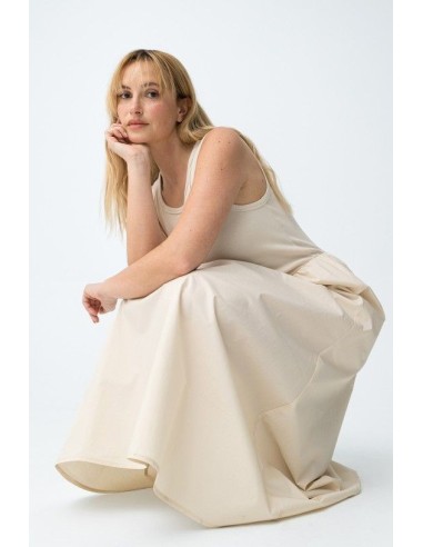 VESTIDO FIJI BEIGE SS26