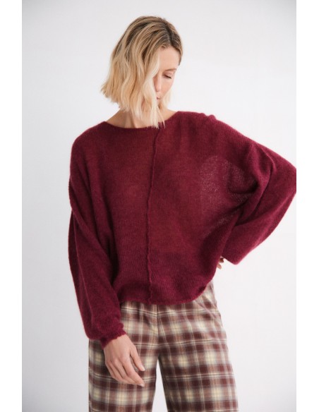 JERSEY OVERSIZE LUMEN GRANATE
