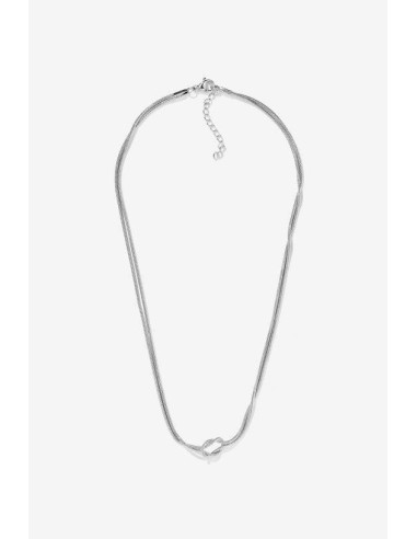 COLLAR PLATEADO PEACH