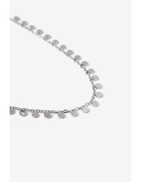 COLLAR PLATEADO LEAF