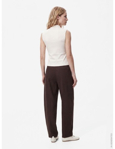 PANTALÓN PCBOSELLA MARRÓN