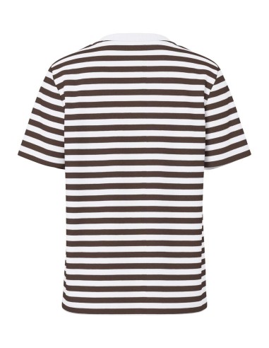 CAMISETA PCRIA RAYAS MARRÓN