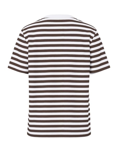 CAMISETA PCRIA RAYAS MARRÓN