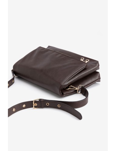 BOLSO MARRÓN TACHUELAS 5126