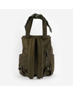MOCHILA NYLON & BANDANA KAKI 2