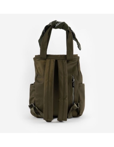 MOCHILA NYLON & BANDANA KAKI