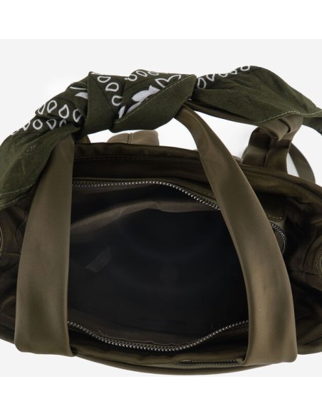 MOCHILA NYLON & BANDANA KAKI