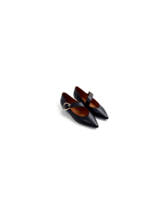 BAILARINAS NEGRO PIEL HEBILLA 2