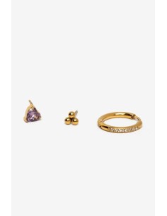 CONJUNTO DE PENDIENTES ORQUIDEA 2
