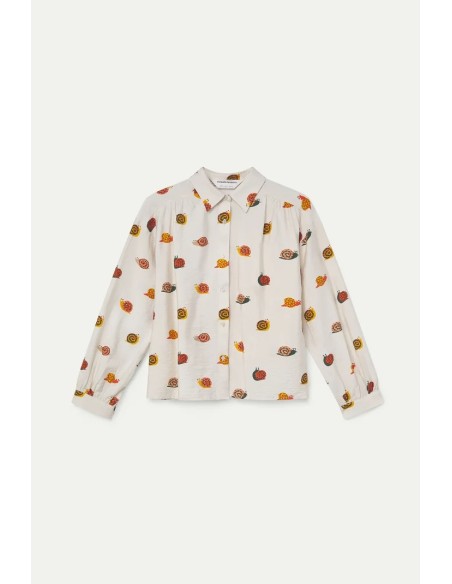 CAMISA CON ESTAMPADO DE CARACOLES 11016