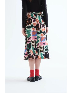 FALDA MIDI CON ESTAMPADO NEO GARDEN 12011 2