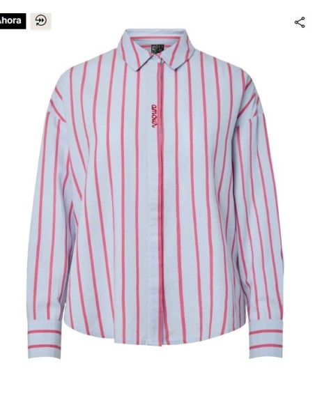CAMISA RAYAS  PCJAVIA AZUL