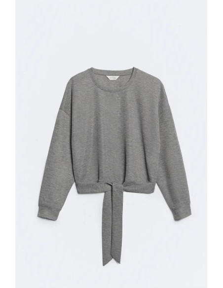 SUDADERA GRIS DELPHINE