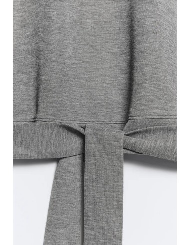 SUDADERA GRIS DELPHINE
