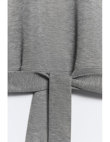 SUDADERA GRIS DELPHINE