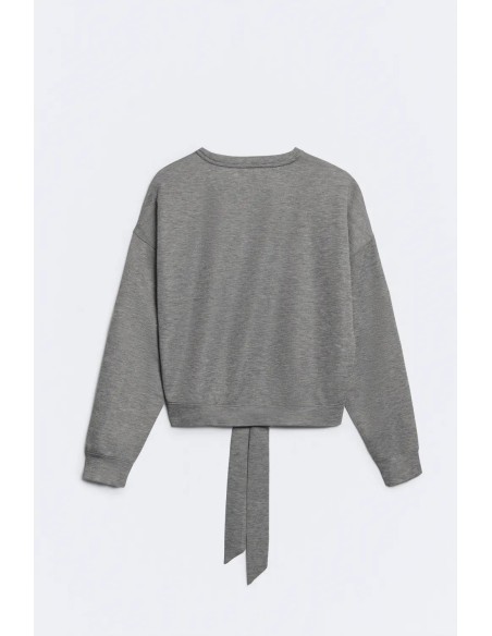 SUDADERA GRIS DELPHINE