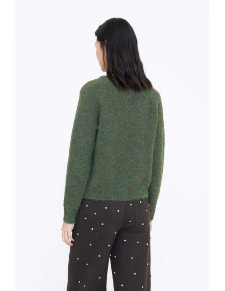 JERSEY MEZCLA LANA VERDE OSCURO 10806