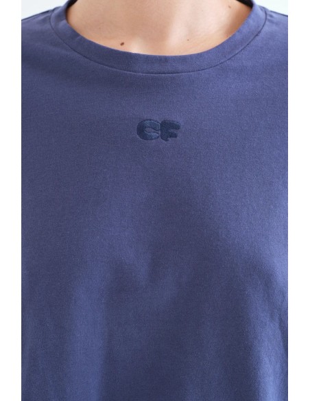 CAMISETA 100%ALGODON AZUL MARINO CF 11023