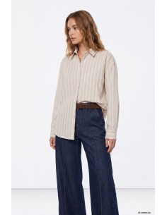 CAMISA RAYAS TANCY_1 BEIGE