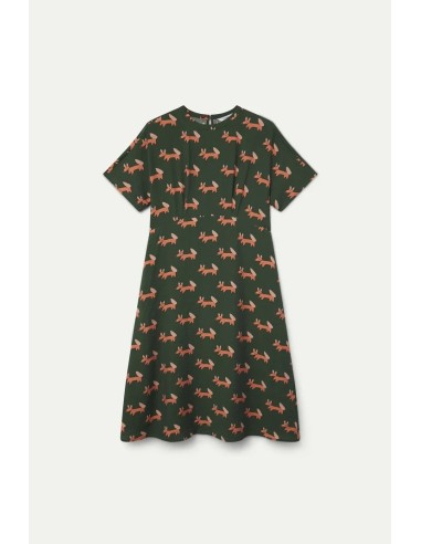 VESTIDO MIDI CON ESTAMPADO VOLPE 11021