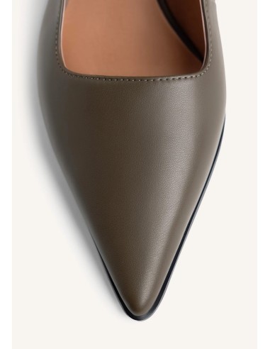 ZAPATO TACON DESTALONADO VERDE