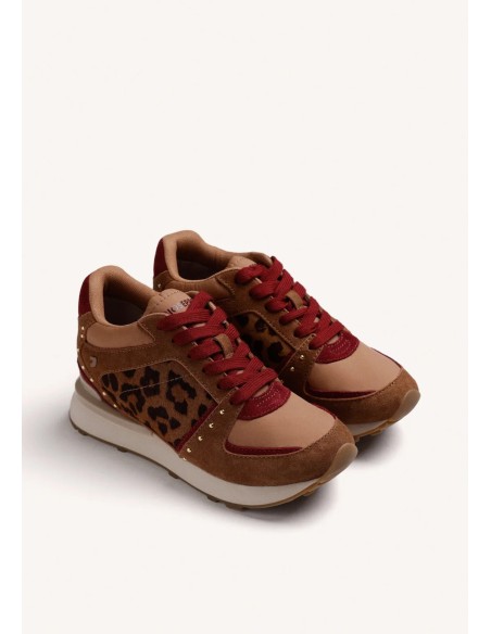 ZAPATILLA ESTAMPADO ANIMAL CUÑA