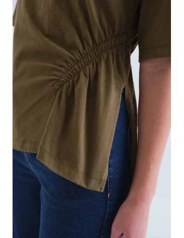 CAMISETA BÁSICA 100%ALGODÓN VERDE OLIVA 11006