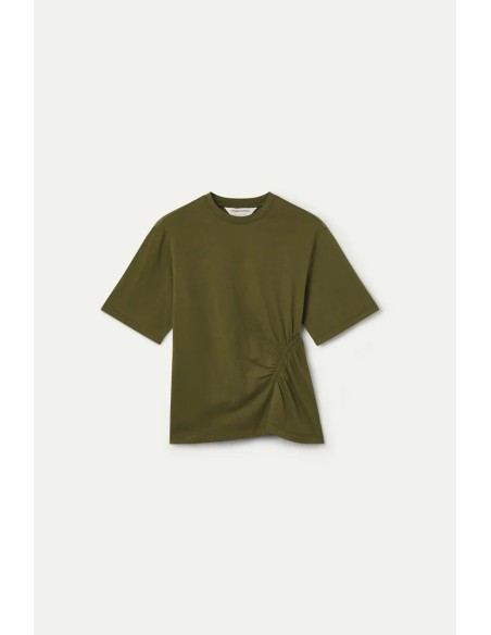 CAMISETA BÁSICA 100%ALGODÓN VERDE OLIVA 11006