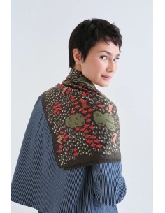 PAÑUELO CON ESTAMPADO VOLPE 11084