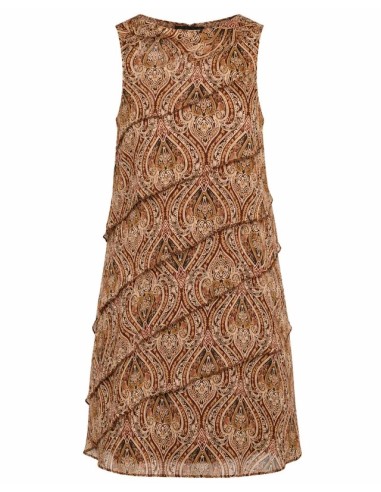 VESTIDO CORTO VOLANTES ROL