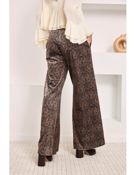 PANTALON TERCIOPELO PAISLEY ZARNITA