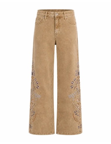 PANTALON WIDE LEG BORDADOS OLINDRA