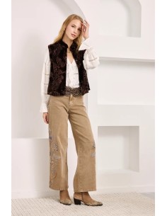 PANTALON WIDE LEG BORDADOS OLINDRA 2