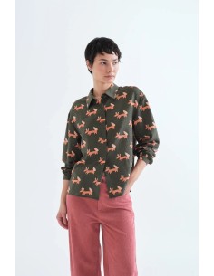 CAMISA CON ESTAMPADO VOLPE 11024