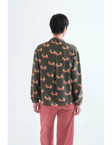 CAMISA CON ESTAMPADO VOLPE 11024