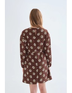 VESTIDO CORTO CON ESTAMPADO SANTINI 41016 2
