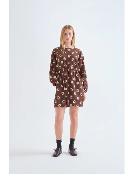VESTIDO CORTO CON ESTAMPADO SANTINI 41016