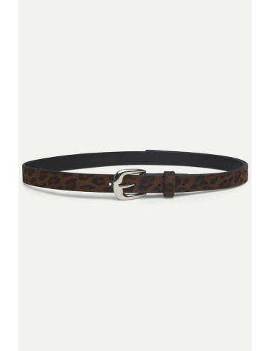 CINTURON PIEL SINTENTICA CON ESTAMPADO DE ANIMAL PRINT 10800