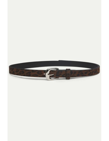 CINTURON PIEL SINTENTICA CON ESTAMPADO DE ANIMAL PRINT 10800
