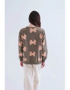 SUDADERA 100 % ALGODON CON ESTAMPADO VOLPE 42009 2
