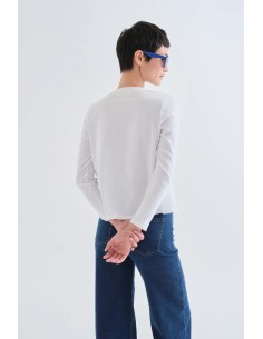 CAMISETA100% DE ALGODON BLANCO ''CF'' 11027 2