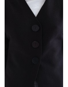 CARDIGAN NEGRO CON BOTONES GRANDES 10210 2