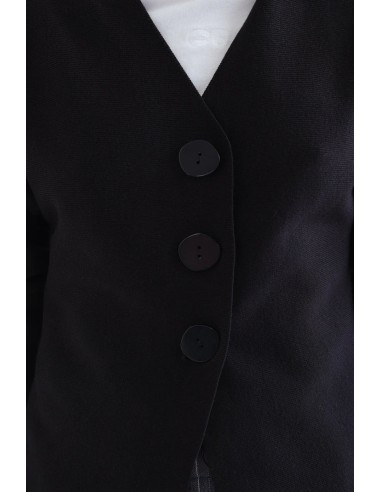 CARDIGAN NEGRO CON BOTONES GRANDES 10210