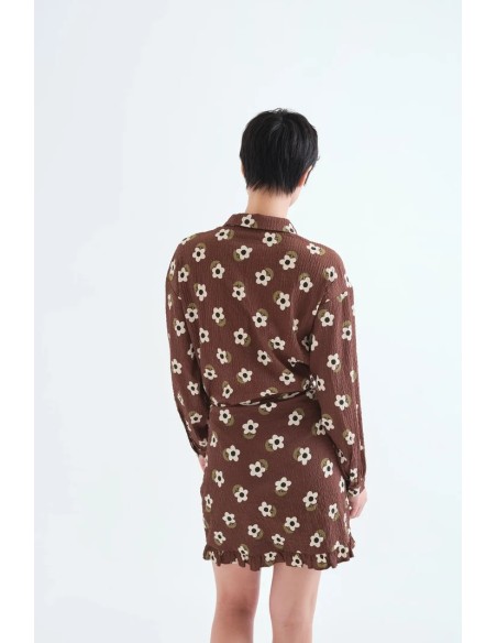 CAMISA  CON ESTAMPADO SANTINI 41014