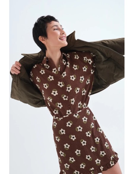 CAMISA  CON ESTAMPADO SANTINI 41014
