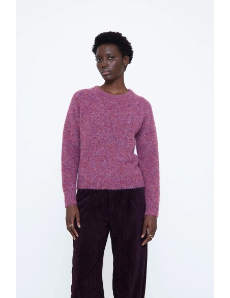 JERSEY MEZCLA LANA FUSCIA 10805