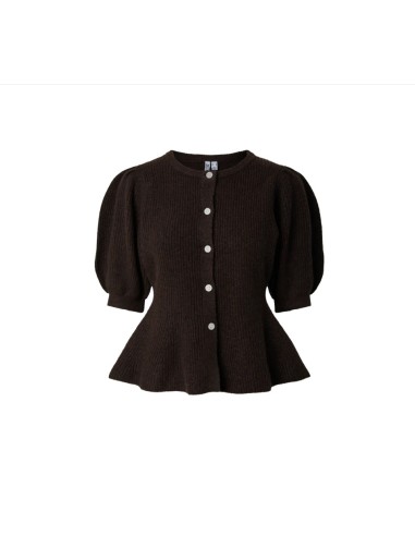 CHAQUETA MANGA CORTA MARRON PCSILLY