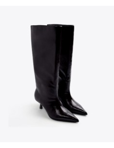 BOTA ALTA TACON BURDEOS