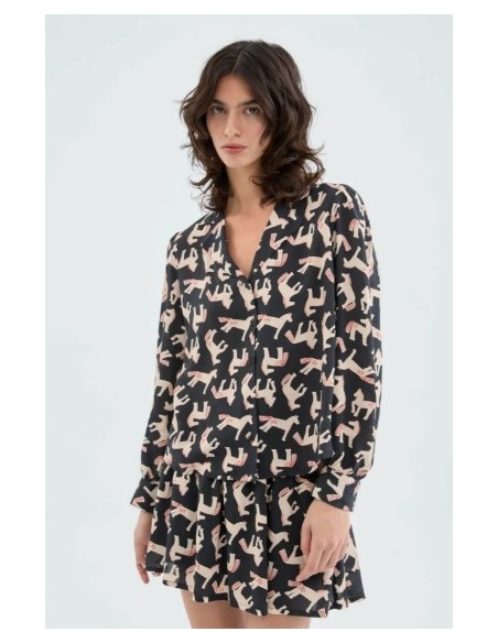 CAMISA CON ESTAMPADO HORSE