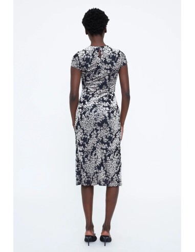 VESTIDO MIDI ESTAMPADO DEVORÉ 11279